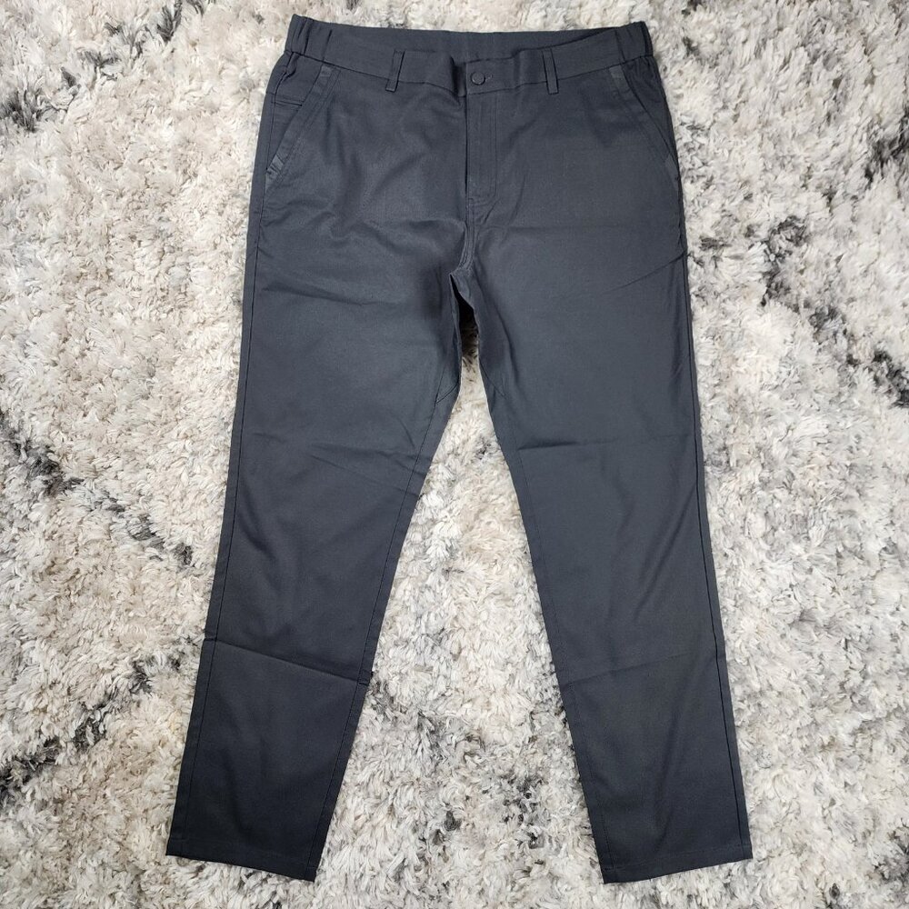 Jack Archer Jetsetter Chinos Tech Performance Pants 35x30 Trousers Charcoal Gray